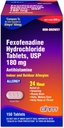 Ohm alergická medicína Fexofenadine 180mg - 24 hodinová úleva pro močení a alergické příznaky, Non- Drowsy - 24-hodinová antihistaminika tablety pro efektivní úlevu - 150 Počet (jeden balíček)