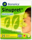 Sinupret síla dospělých Sinus + imunitní podpora všechny přírodní, rychle působící Bylinné Nasal Passage & Imunity Boost doplněk s Verbena & Starší květina - 25 tablet
