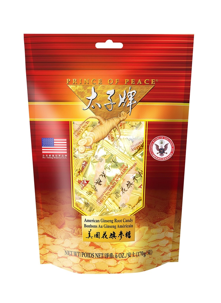 Princ of Peace American Ginseng Root Candy (6oz)