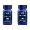 Life Extension Bio- Quercetin Imunity & Heart Health Antioxidant 30 Kapsle + Vitamin D3 5000 IU 60 Softgels