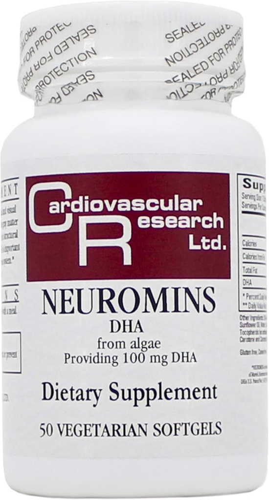 Neuromins 100mg (DHA) 50 Kapsle - 3 balení - Ekologické předpoklady / Kardiovaskulární výzkum