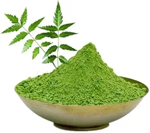 Powder organic Neem Leaf - 100% čisté a přirozené 124; Ayurvedic kůže a vlasů péče o 124; Acne & Dandruff Remedy OF 124; Imunity Booster OF 124; ze Srí Lanky 124; 50g Pack (1.7 oz)