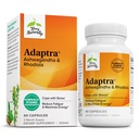 Terryho přirozeně adaptra - doplněk k podpoře zdraví nadledvin - Ashwagandha dodatek s Rhodiola Rosea Extract - Bylinný dodatek k podpoře energie a koncentrace - 60 Kapsle