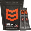 MTN OPS Hydrate Electrolytes Powder Drink Mix, 20 Single Serving On-TheGo Electrolyte Packs s více než 1000mg Electrolytes per Serving, Strawberry Coconut