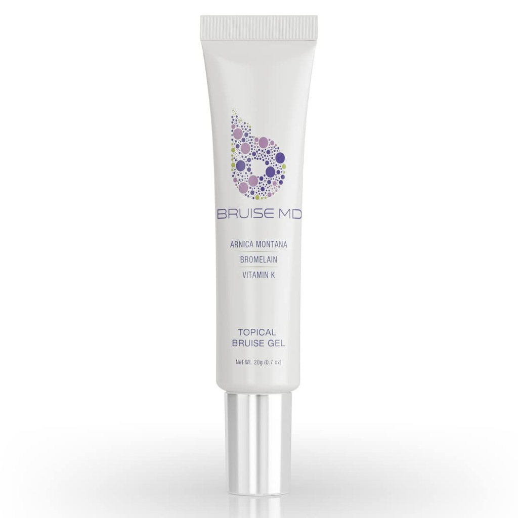 Topical Gel for Bruising and Owelling, 20% Arnica, Bromelain, 2% Vitamin K Oxide, 20g (0,7 fl oz) - Advanced Concentrated Bruise Treatment Formule