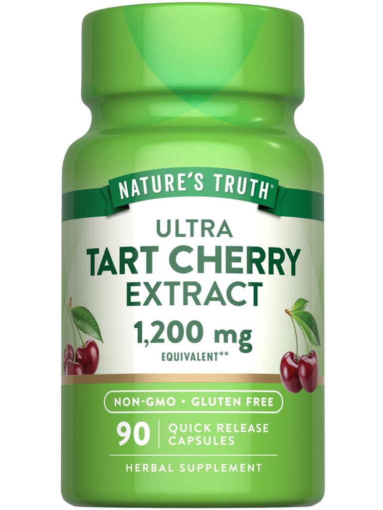 Nature 's Truth Tart Cherry Extract Capsules 124; 1200 mg Supplex 124; 90 Count Current 124; Non-GMO & Gluten Free Supplement