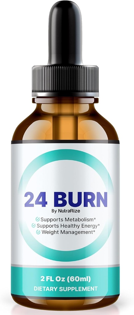 24 Burn Weight Drops, All- Natural Liquid Formule, Premium Nutritional Směs na podporu aktivní životní styl Energie, a Fitness, Oficiální 24Burn Gota Recenze (30 Služeb)