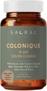 15 Den Colon Cleanse - Stravovací podpora pro čištění, Senna Leaf, Cascara Sagrada, Psyllium Husk, Flaxseed, Aloe Vera, Probiotika a další. Zácpa Relief.