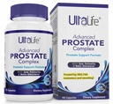 ULTALIFE Advanced Saw Palmetto Prostate Dodatek pro muže s Beta Sitosterol Promotes Močové Comfort, Sleep Quality & Prostate Health 90 Kapsle