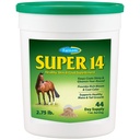 Farnam Super 14 Zdravá pleť & Coat dodatek pro koně, Udržuje kabáty lesklé a lesklé Year- kolo 2.75 Libra, 44 Den Dodávka