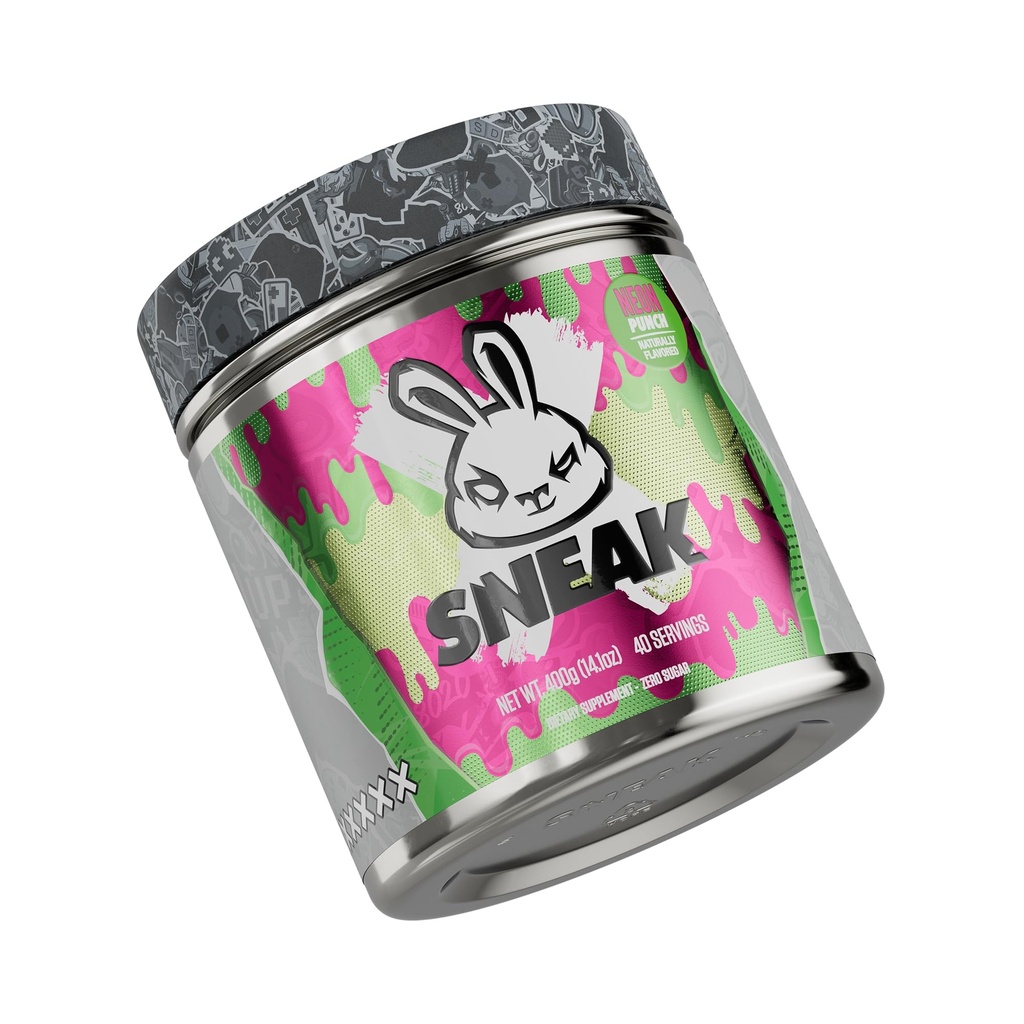 SNEAK Energy Drink Powder 124; Neon Punch 124; No Sugar. Žádné Nasties. Jen přírodní kofein, Focus- zvýšení nootropics credi124; 40 Služeb