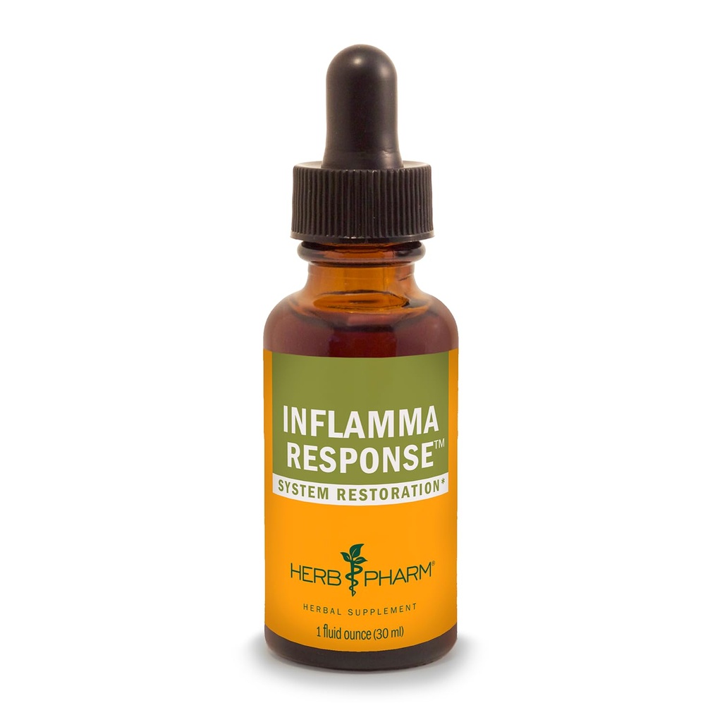 Herb Pharm Inflamma Response Liquid Herbal Formule s Turmeric Liquid Extract, 1 Fl Oz