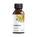 THORNE - Vitamin K2 Liquid (1 mg na kapku) - Koncentrovaný doplněk vitaminu K2 pro podporu srdce a kostí * - Gluten, mléčný a sójový - 1 Fl Oz