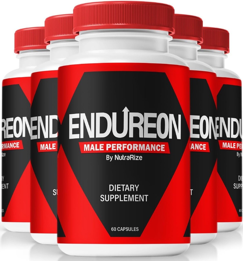 NutraRize (5 Pack) Endureon pilulky - Denní Support Formule s Premium Ingredients na pomoc Sustain Men Energy, Performance & Everyday Wellness S124; Easy- to- Take Kapsle (300 Kapsle)
