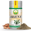 BASIC AYURVEDA Arjuna Bark Powder (Terminalia Arjuna) 124; Tradičně používané pro podporu srdce a vitality S124; Pure & Natural Sword 124; Non- GMO, gluten- Free S124; 3.53 Oz (100g)