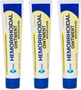 Hemoroidní bolest Relief Ointment 2 oz (56g) per Tube Hemoroid Léčba pro rychle působící Itch, Otok, a maximální síla bolesti Relief (3 Pack)