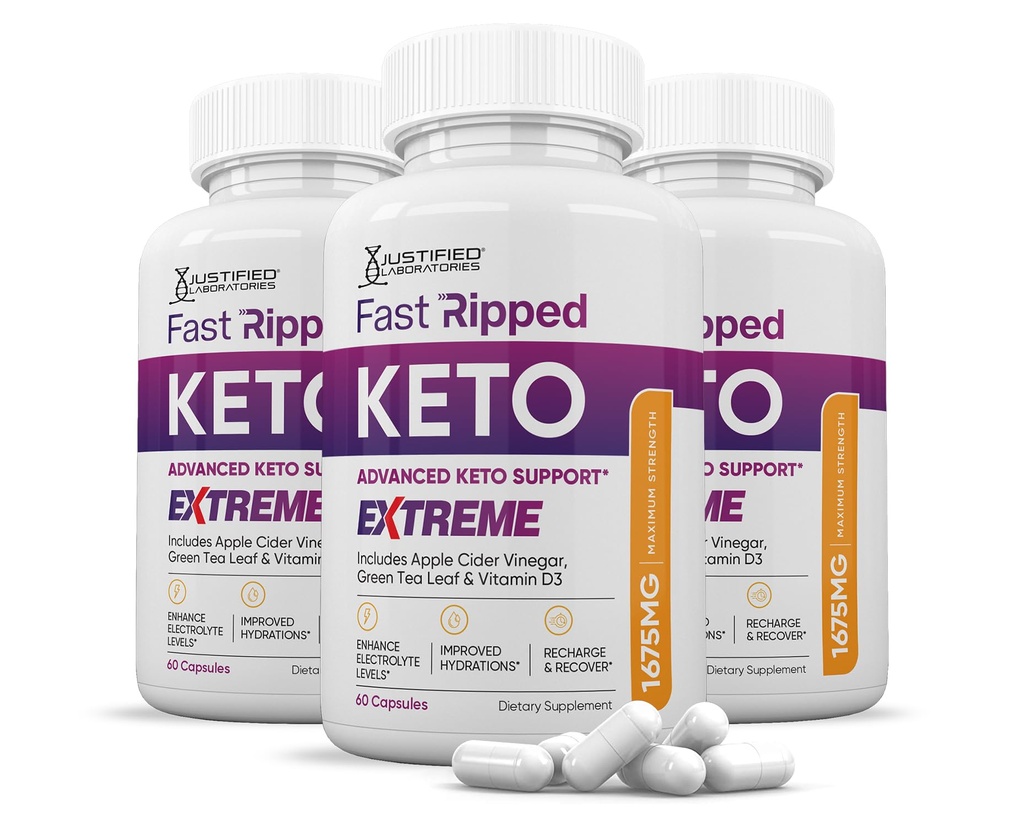 (3 Pack) Rychlé Ripped Keto ACV Extrémní pilulky 1675MG Keto podpora míchací kapsle Alternativa k Keto ACV Gummies Vyrobeno Apple Cider Ocet Extra Panenský olivový olej Powder Green Tea Leaf 180 Kapsle