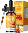 Berberine dodatek tekuté kapky - Berberine 1500mg s Ceylon Skořice, Hořký Melon, Banaba Leaf, Kurkuma pro imunitní, Digestion System, Podpora srdce, Přírodní ananas Flavor, 2 Fl Oz