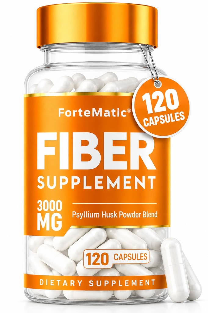 USA je nejvíce Fiber bohatý dodatek 120 Kapsle Mega Dávka 3000mg Směs Psylium Husk, Aloe Vera, Chia Seed & Flaxseed Powder Gut Zdraví, Čistota, Zácpa