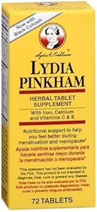 Lydia Pinkham Bylinný Tablet Dodatek 72 Tablet (BALENÍ ZE 2)