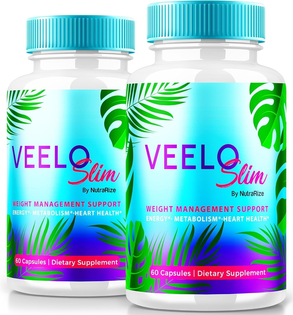 (2 Pack) VeeloSlim, Veelo Slim Advanced Weight Loss Kapsle, Premium Keto dodatek, Všechny přírodní Keto podpůrné pilulky, VeeloSlimming Keto Formule, Oficiální VeeloSlimmer Recenze (120 Kapsle)