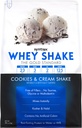 Syntrax Nutrition Whey Shake, Studený filtrovaný a nedenaturovaný syrovátkový protein Powder Blend, Cookies & Cream Shake, 2 libry, Real Cookie Kusy