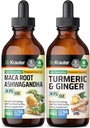 Maca Ashwagandha tinktura 4 Fl. Oz. & Turmeric Ginger tinktura 4 Fl. Oz.