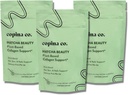 Copina Co. Matcha Beauty Vegan Collagen Booster Drink Blend: Plant Based Collagen Support Smoothie Drink Vegan Smethan Blend 124; Matcha Flavor OF 124; 3 sáčky - 25 Servings per Bag