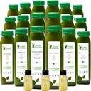 5 Day Green Juice Cleanse by Raw Fountain, All Natural Raw, Vegan Detox, Cold Pressed Juice, 30 Lahve 12oz, 3 Ginger Shots