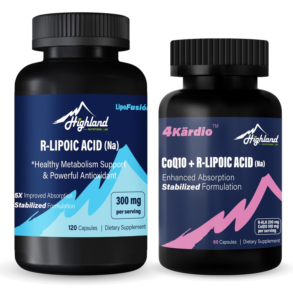 R- kyselina lipoová (Na) + CoQ10 a R- kyselina lipoová (Na) Bundle