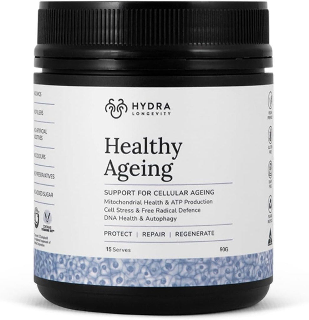 Zdravé stárnutí dodatek prášek, anti- stárnutí účinky, Obsahuje Quercetin, Resveratrol a Nrf2 Activátory, Antioxidanty bohaté výživné-dense, Non- GMO, Vegan (90 Grams (15 Služeb)