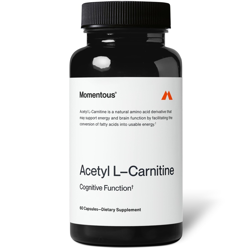 Momentous Acetyl- Carnitin - NSF Certified for Sport - 60 Služeb