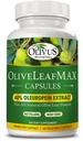 Oliverage MAX Olive Leaf Extract (40% Oleuroepin) + Organic Olive Leaf Powder + No Fillers + 60 Vegetarian Capsules + Sourced from Spain and Manufactured in USA at GMP Facility