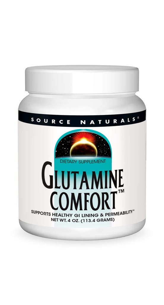 Zdroj Naturals Glutamine Comfort, Podporuje zdravé GI Lining a permeability *, 4 Ounce Powder