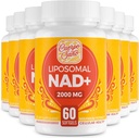 2000 MG NAD dodatek, Liposomální NAD + s vysokou absorpcí, účinnější než nikotinamid Riboside, čistý & Plus doplněk zvýšení, stárnutí obrany, metabolismus & Cellular, 480 softgels