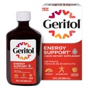 Geritol, tekutý vitamín a doplněk železa, Energetická podpora, Obsahuje vysoké potence B-vitaminy a železo, Příjemné ochutnávání, Snadno polykat, Žádné umělé Sweeteners, Non- GMO, 12 Oz