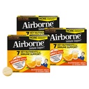 Airborne 1000mg vitamin C + zinek Sugar Free Multivitamine Imunitation Support Effervescent Fizzy Drink Tablety, Zesty Orange Flavor s účinnými antioxidanty Vitamíny A C & E, 30 Tablety (3 balení)