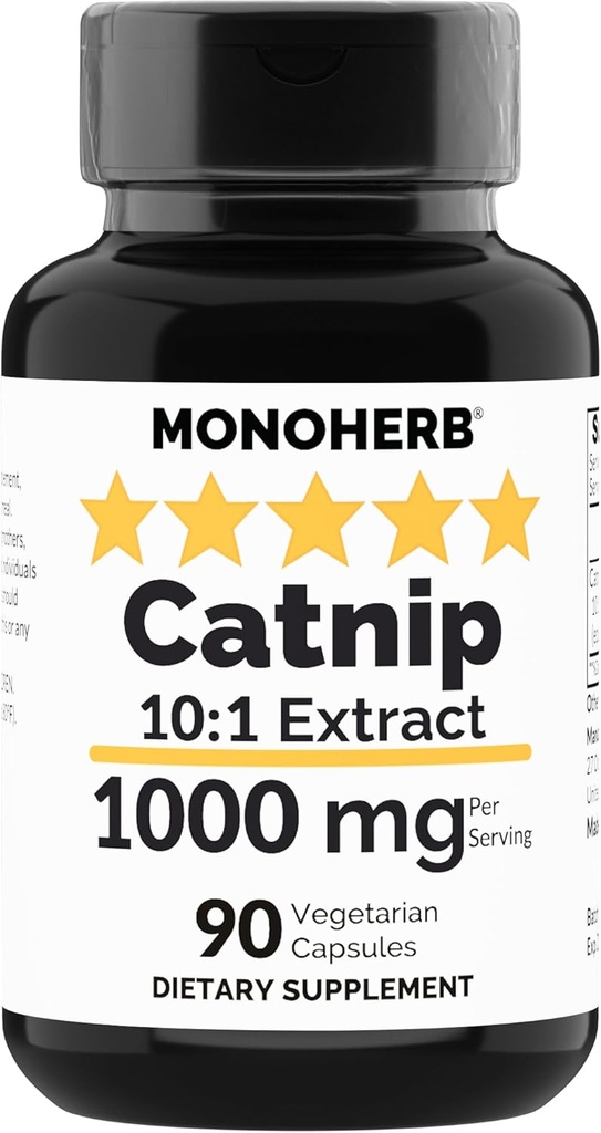 Monoherb Catnip Extract 1000 mg - 90 Vegetariánských tobolek