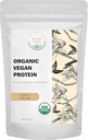 Organický protein Vegan Powder - Plant Based Protein, Vanilla Flavor - Non Dairy, Lactosa Free, No Sugar Added, Gluten Free, Soy Free, Non-GMO, Ketogenic Vegan Blend - 1 LB, 16 Ounce