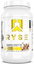 Ryse Loaded Protein Powder - Skořice Toast - 25g Syrovátkový protein izolát a koncentrát s prebiotickou fiber & MCTs - Nízký karb, Nízký cukr, Digestive- Friendly - 27 Servings / 2 LB Tub