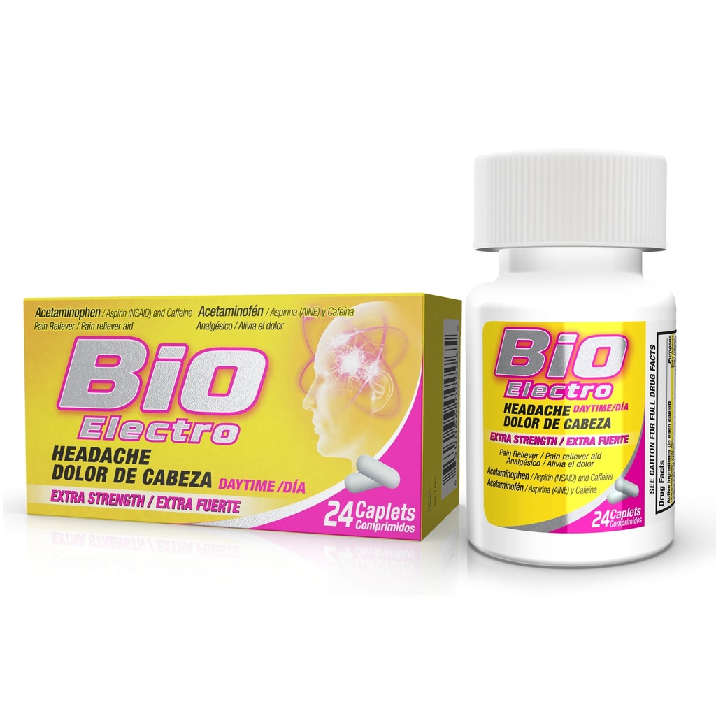 Extra síla Bolest a bolest hlavy Relief tablety, 24 Počet
