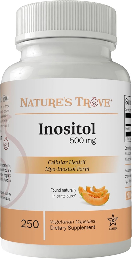 Nature 's Trove Inositol 500 mg 250 Kapsle