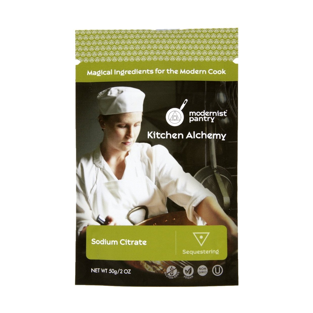 Čistý citronan sodný Non- GMO gluten- Volný Vegan OU Kosher Certified (molekulární gastronomie) - 50g / 2oz