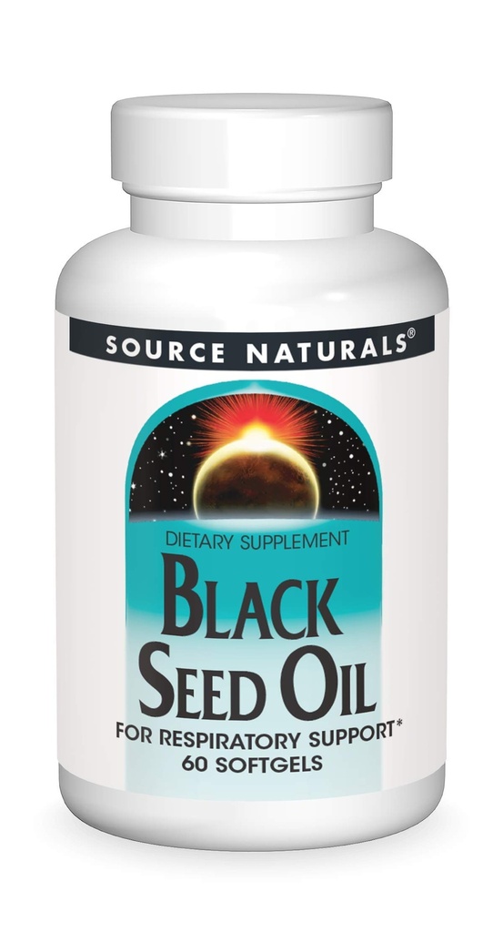 Zdroj Naturals Black Seed Oil for Restratory Support * - 60 Softgels