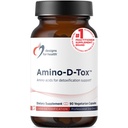 Designy pro zdraví amino-D-Tox - Amino Acid Detox + Podpora čištění jater - Příplatek Směs s Glycin, vápník D Glucarát, NAC + More - Non- GMO (90 Kapsle)