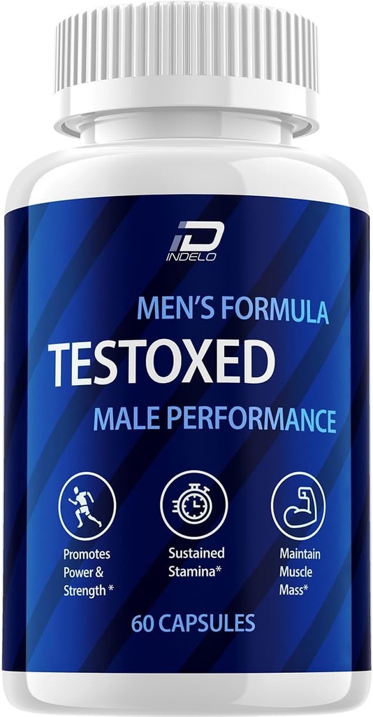 Testoxed Kapsle Dodatek, Testoxed Advanced Men Wellness Support, Oficiální Testoxed Maximální síla energie, Testoxed Premium Dietní Recenze (1 balení - 60 Kapsle)