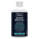 Health Logics Black Seed Oil CLAS124; Rich Source of Omega 6 & Omega 9 CLAS124; Pure Cold Pressed Black Cumin Seed Oil for Respirační, trávicí a imunitní zdraví CLAS124; 6 fl oz