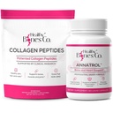 Annatrol Bone Support & FORTIBONE Collagen Peptides w / FORTIGEL, VERISOL a TENDOFORTE - Kompletní kost, kloub, kůže, vlasy, nehty a metabolická podpora CARL 124; 1 měsíční dodávka (Pouch, 401.7G)