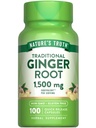 Nature 's Truth Ginger Root Capsules 124; 1,500mg CLAS124; 100 Count CLAS124; from Ginger Root Extract CLAS124; Non- GMO a gluten zdarma dodatek