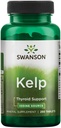 Swanson Premium Brand Kelp - Přírodní zdroj jódu na podporu štítné žlázy zdraví - Minerální doplněk w / jód zdroj standardizované 0,4% - (250 tablet, 225mcg každý)